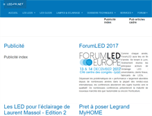 Tablet Screenshot of led-fr.net
